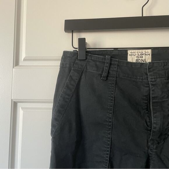 Nili Lotan Cropped Military Pant Carbon - Picture 8 of 8